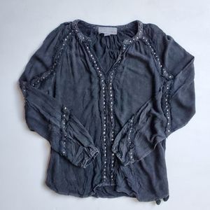 Vintage Havana Studded Blouse